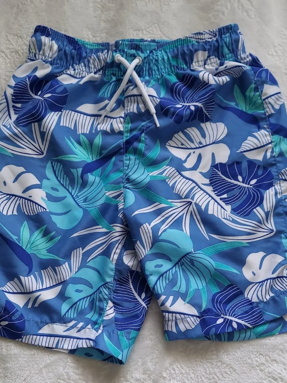 Boys Rashguard and Swim Trunks Large